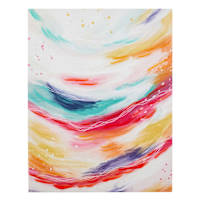 Colorful Abstract Canvas Wall Art, 22x28