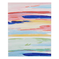 Colorful Abstract Canvas Wall Art, 24x30