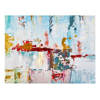 Colorful Abstract Canvas Wall Art, 40x30