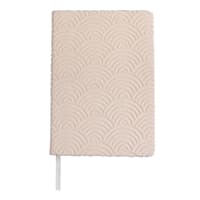 Fabric Journal Cream- White Smoke
