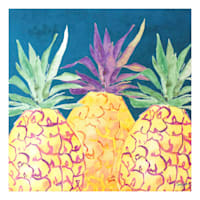 Colorful Pineapple Canvas Wall Art, 24"