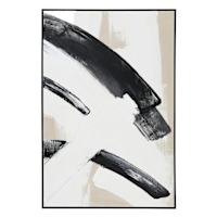 Crosby St. Framed Abstract Canvas Wall Art, 32x48