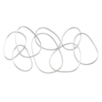 Crosby St. Gold Circles Metal Wall Decor, 43x22