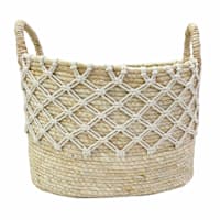 Macrame Maize Basket, Large