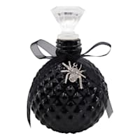 Spellbound Black Glass Potion Bottle, 3"