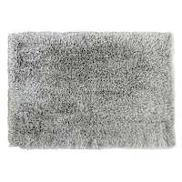 Grey Faux Fur with Lurex Accent Rug, 31x44