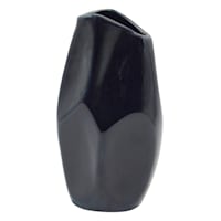 Crosby St. Navy Blue Porcelain Vase, 7"