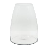 Oversized Clear Glass Vase, 15"
