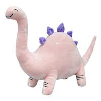Tiny Dreamers Pink Stegosaurus Shaped Pillow