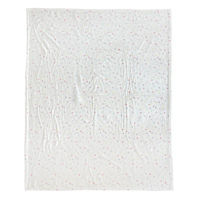 Tiny Dreamers Treats & Tiaras Confetti Print Micro Plush Throw Blanket, 50x60