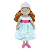 Tiny Dreamers Blue Dress Princess Pillow, 19"