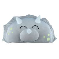 Tiny Dreamers Triceratops Headboard Pillow, 15x23.5