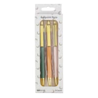 Sage Serenity Ball Point Pens 3 Pc