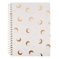 Sage Serenity Spiral Notebook Moon