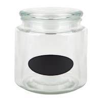 Glass Canister with Chalk Label, 50oz