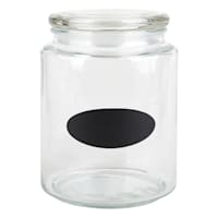 Glass Canister with Chalk Label, 68oz