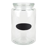Glass Canister with Chalk Label, 85oz