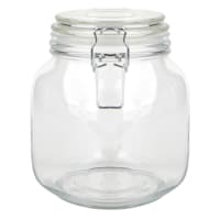 Glass Canister with Glass Lock Lid, 34oz