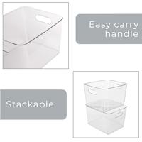 Clear Fridge Freezer Storage Bin, Large