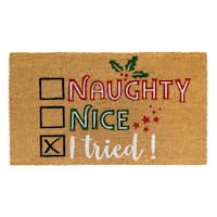 Naughty Nice I tried Coir Mat, 18x30