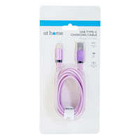 Usb C Charging Cord - Purple- Lavender Fog