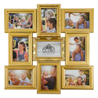9-Opening Gold Collage Wall Frame, 20.7"