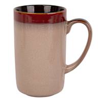 Red Ombre Ceramic Mug, 24oz