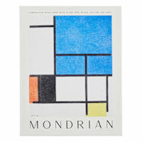 Mondrian Painting Canvas Wall Art, 11x14