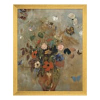 Framed Flowers Wall Art, 8x10