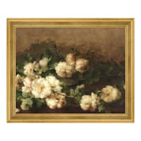 Framed Guitar with Roses Wall Art, 8x10