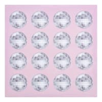 Disco Balls Print Canvas Wall Art, 12"