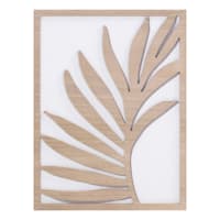 Cutout Leaves Wooden Wall Art, 12x16