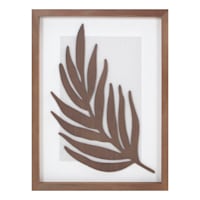 Cutout Leaves Wooden Wall Art, 12x16