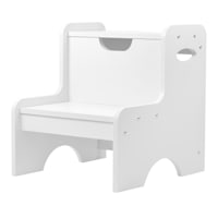 Tiny Dreamers Kids White Step Stool