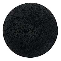 Black Cement Orb, 3"