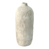 Neutral Ceramic Vase, 11"