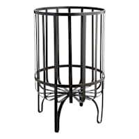 Black Metal Basket, 14x22