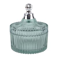 Found & Fable Green Glass Jar, 5"