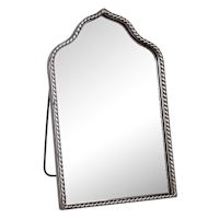 Silver Metal Mirror, 13"