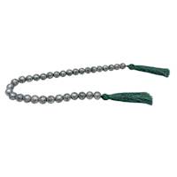Found & Fable Silver Wood Garland, 31.5"