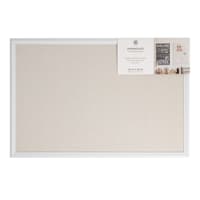 White Wood Frame Linen Board, 20x30