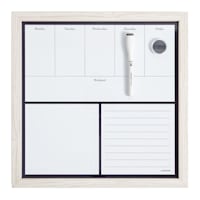Rustic White Wood Weekly Planner Board, 14"