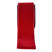 Classic Christmas 2.5" Red Velvet Ribbon, 10yd