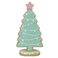 Mrs. Claus' Bakery Green Resin Cookie Tree Decor, 12"