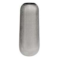 Found & Fable Half Etching Metal Vase, 15.2"