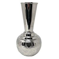 Found & Fable Metal Vase, 10"