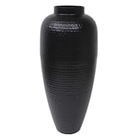Black Tall Flower Vase, 29"