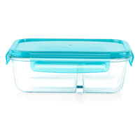 Pyrex Mealbox Rectangle Glass Food Storage Container, 3.4c