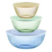 Pyrex 6-Piece Prepware Bowl Set with Lids