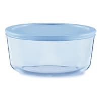 Pyrex Blue Glass Round Food Storage Container, 4c